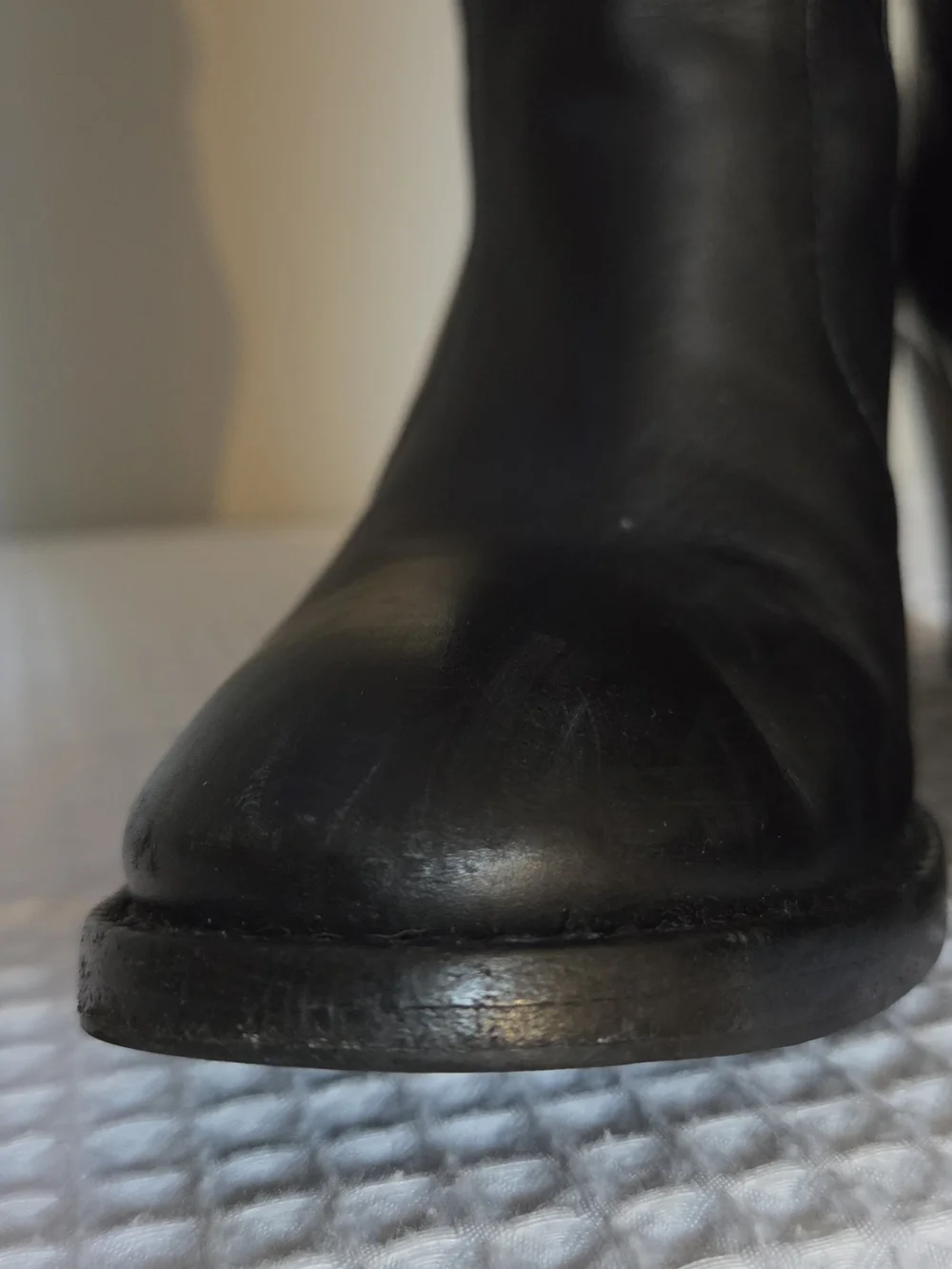 Via Spiga Black Leather Knee High Harness Riding Boots Vero CuoioSize 8.5